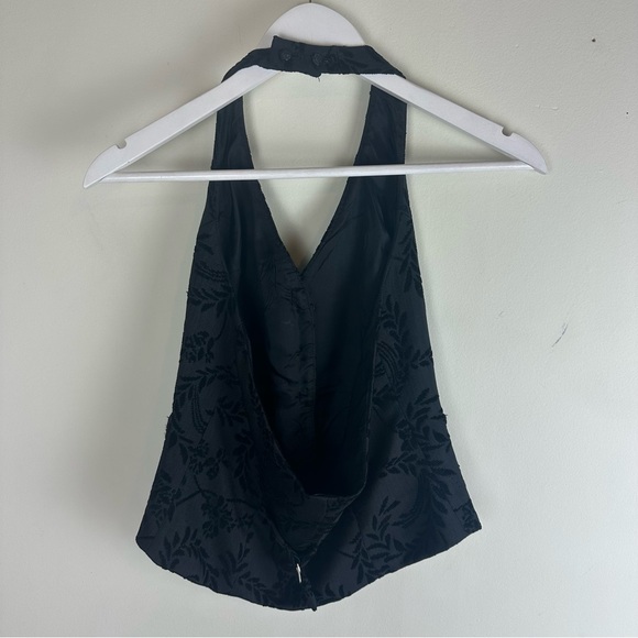 Anne Fontaine Black Brocade Vest - Picture 6 of 10